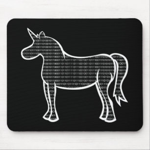 Mousepad Unicórnio Binário