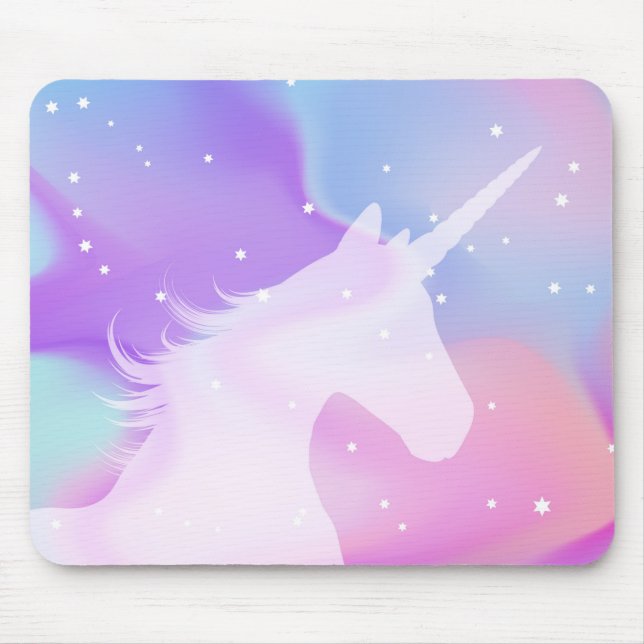 Mousepad Unicórnio Colorido (Frente)