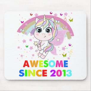 Mousepad Unicórnio De 9 Anos Cutie O 9º Aniversário Gif