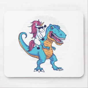 Mousepad Unicórnio e T-Rex