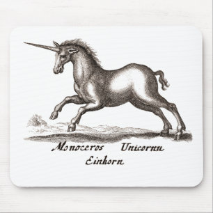 Mousepad unicórnio executando desenho mágico