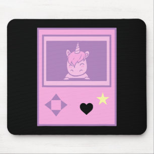 Mousepad Unicórnio Gamer Kawaii Menina Anime Pastel Estilo 