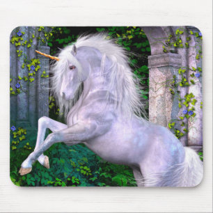Mousepad Unicórnio Mágico, Criatura Mítica Fantástica Decor