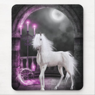 Mousepad Unicórnio Mágico Rosa