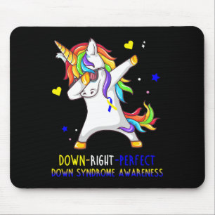 Mousepad Unicórnio para Baixo, Perfeito para Baixo, Sensibi