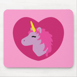 Mousepad Unicórnio Rosa