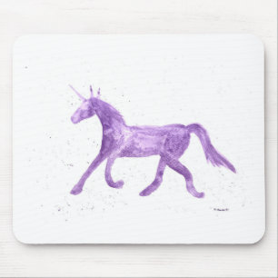 Mousepad unicórnio roxo
