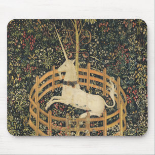 Mousepad Unicórnio Tapestries Captivity Tapeçaria Medieval