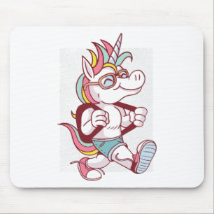 Mousepad Unicórnio Vai À Escola