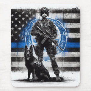 Mousepad Unidade de Polícia do K9