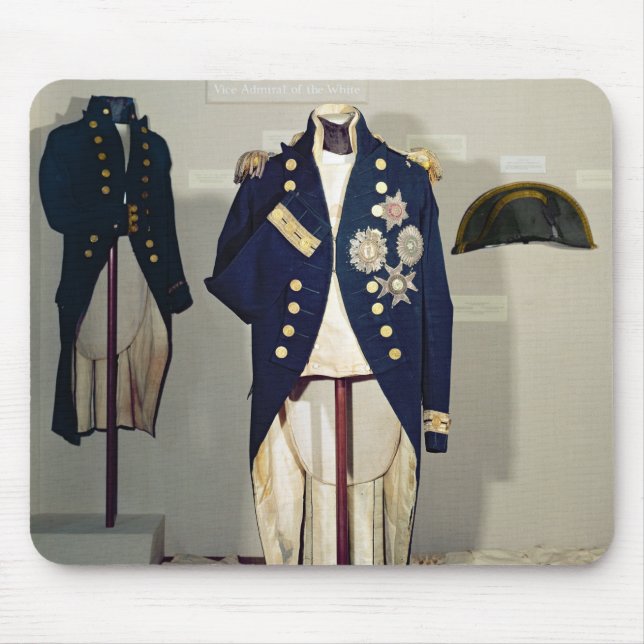 Mousepad Uniforme naval real vestido (Frente)