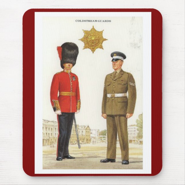 Mousepad Uniformes militares históricos, guardas de (Frente)