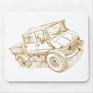 Mousepad Unimog 421 Doka