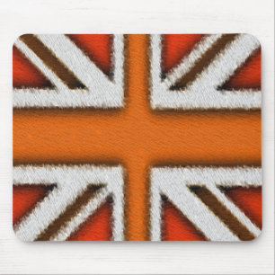 Mousepad Union Jack alaranjado
