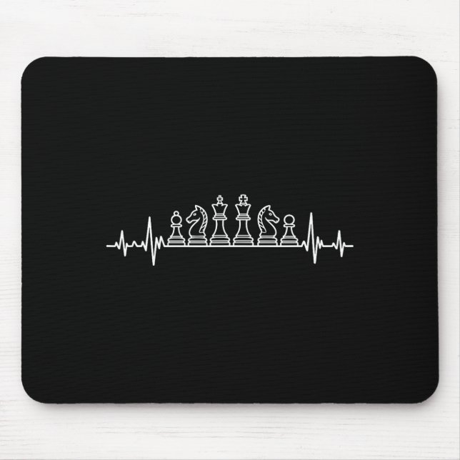 Mousepad Unique Chess Themed For Men Women Chess Player Che (Frente)