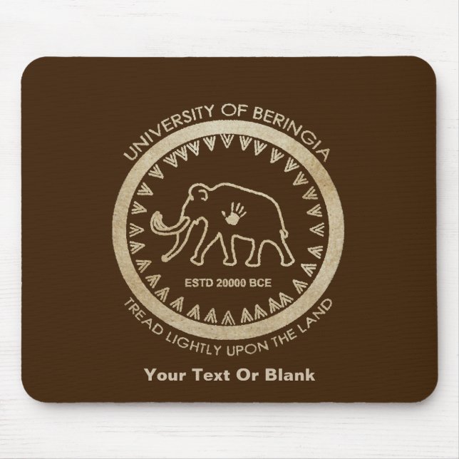 Mousepad Universidade de Beringia Mammoth (Frente)