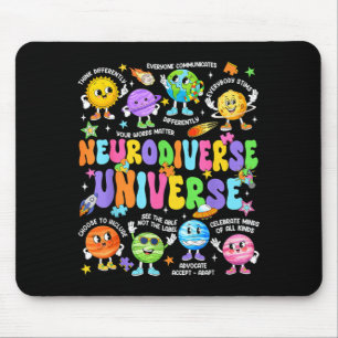 Mousepad Universo neurodiverso neurodiversidade autismo