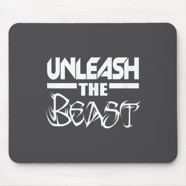 Mousepad Unleahe C380 Workout Gym Fitness Motivation  (Frente)