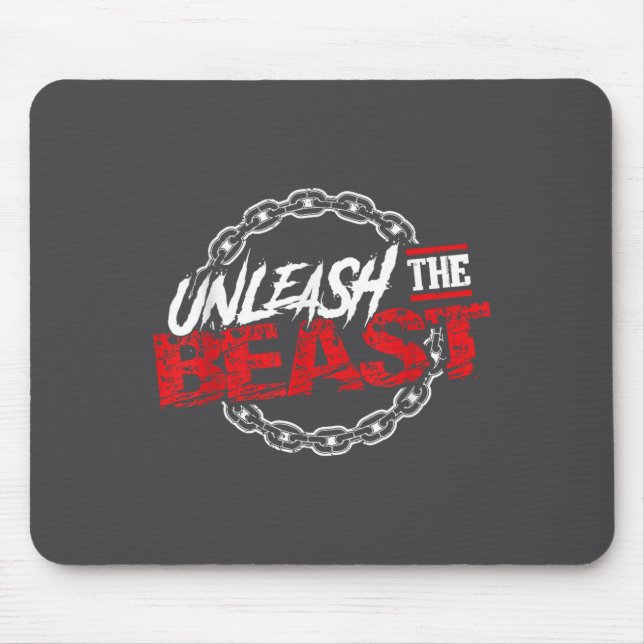Mousepad Unleahe _ Gym Mode Fitness Motivation Wer  (Frente)