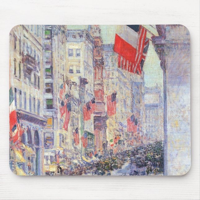 Mousepad Up the Avenue from 34th Street, maio de 1917, por  (Frente)