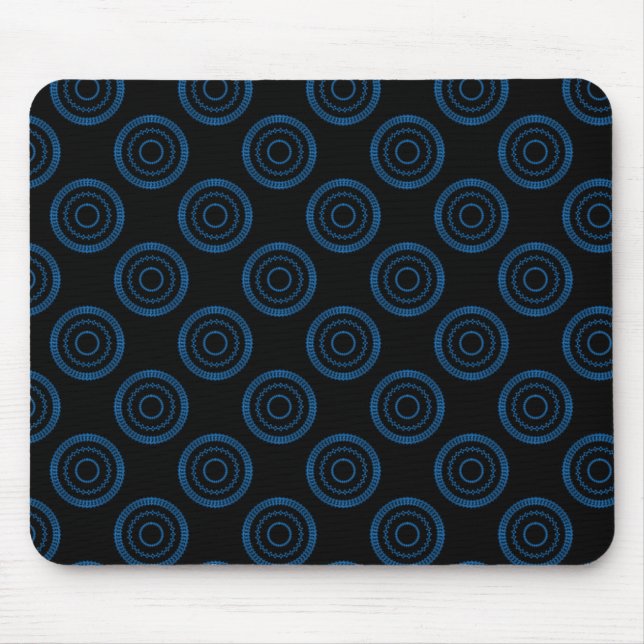 Mousepad Uptown Posh Mousepad, Azul escuro (Frente)
