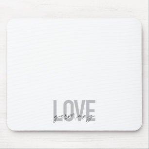 Mousepad Urbana, moderna, simples, legal design Love Aleman