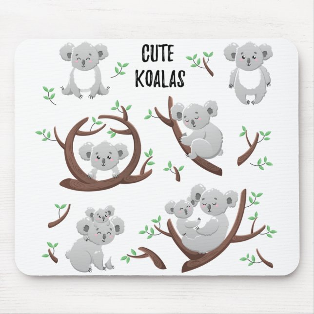 Mousepad ursinho de coleção koala Legal Koala, Support Aust (Frente)