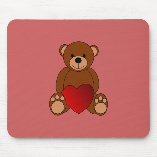 Mousepad Ursinho Love (Frente)