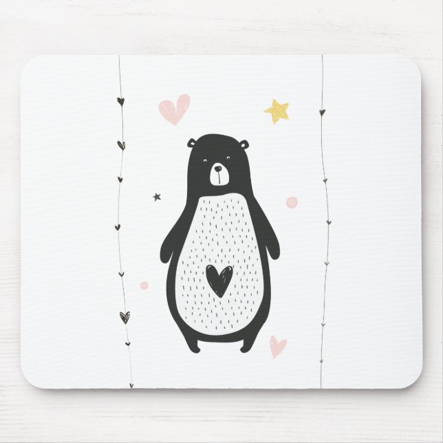 Mousepad Urso Bonito (Frente)