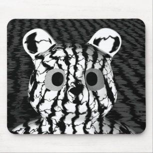 Mousepad Urso Branco Preto