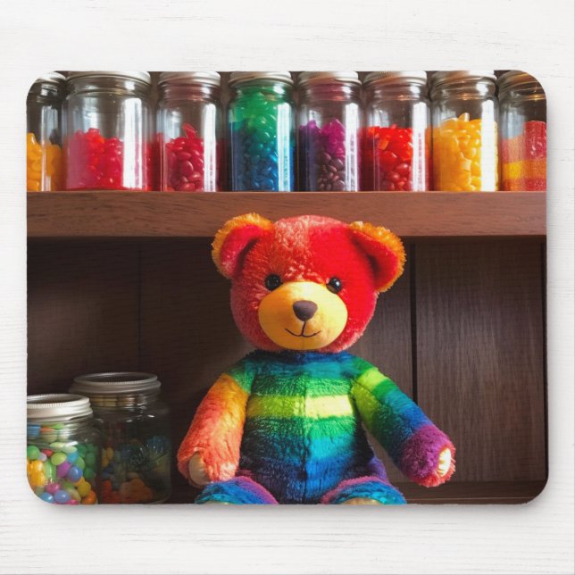 Mousepad Urso Colorido (Frente)