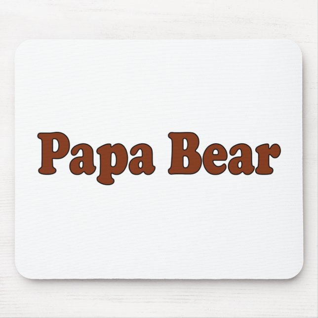 Mousepad Urso da papá (Frente)