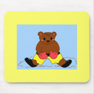 Mousepad Urso de Boxe