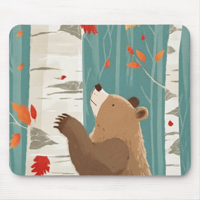 Mousepad Urso De Pavimento De Pavimento (Frente)