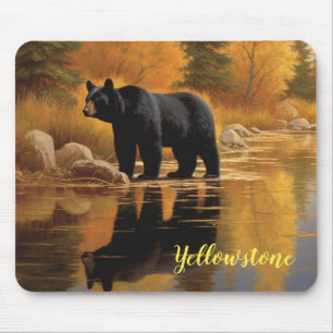 Mousepad Urso de Pedra Amarelo do Mouse