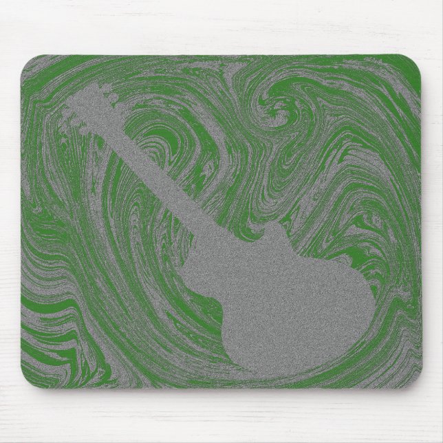 Mousepad Urso de Violão, Verde (Frente)
