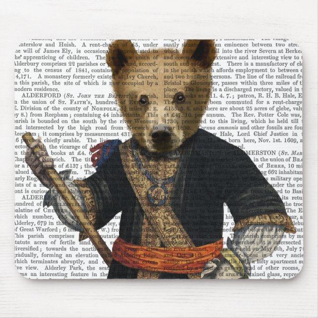 Mousepad Urso em Robôs Azuis 2 (Frente)