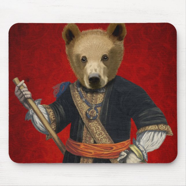 Mousepad Urso em Robôs Azuis 3 (Frente)