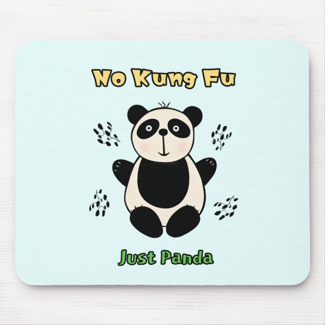 Mousepad Urso panda bonito (Frente)