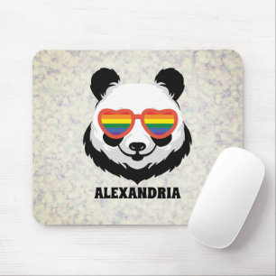 Mousepad Urso Panda Bonito   Arco-íris   LGBTQ
