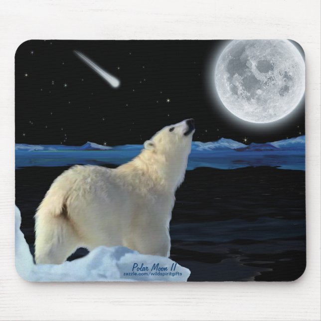 Mousepad Urso Polar, e Bocal Ártico (Frente)