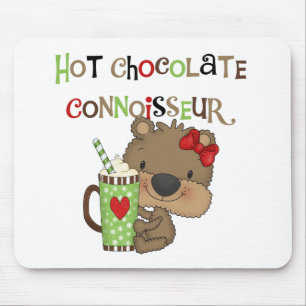 Mousepad Urso quente da menina de ChocolateConoisseur