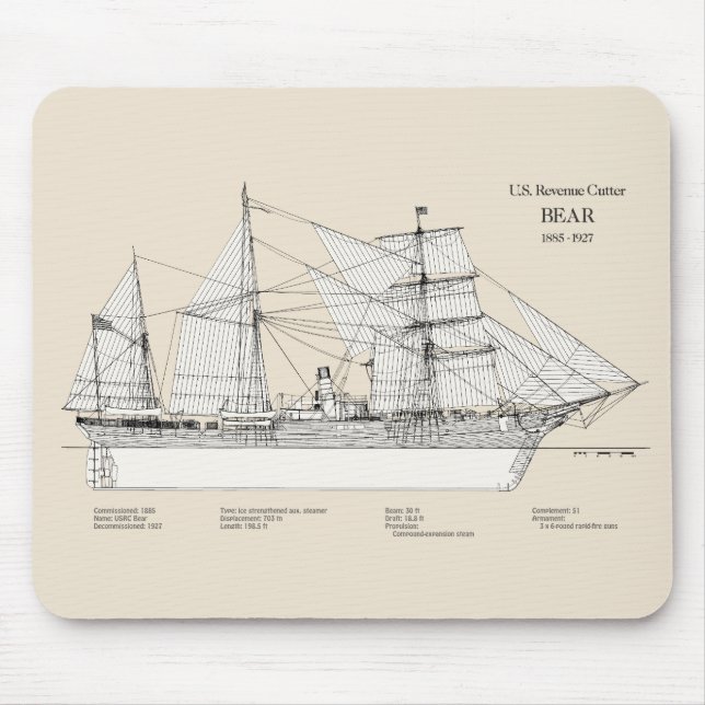 Mousepad Urso USCGRC - SBD (Frente)