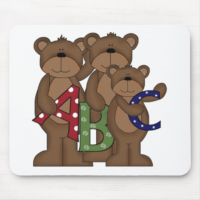 Mousepad Ursos de ABC (Frente)