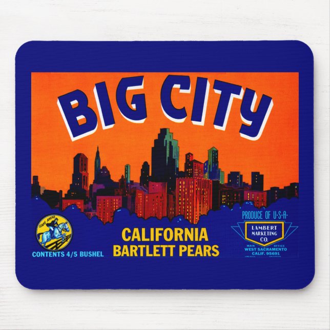 Mousepad Ursos de Cidade Grande (Frente)