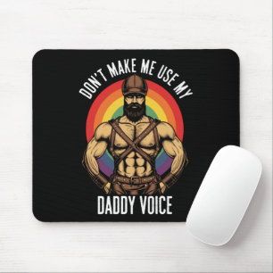 Mousepad Ursos Gays Engraçados Voz De Papai Não Me Obriga
