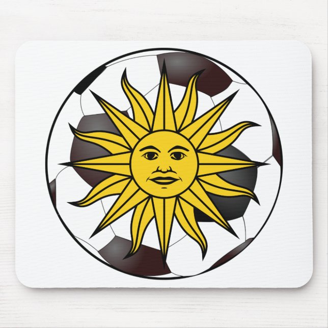 Mousepad Uruguai "Sol de Mayo" (Frente)