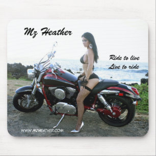 Mousepad Urze "passeio do MZ a viver vivo para montar" o