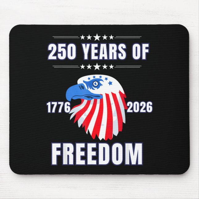 Mousepad Usa 250 Anniversary Eagle 1776 To 2026 Patriotic A (Frente)