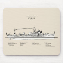 Mousepad USCG Cutter Icarus wpc- 110 - SBD